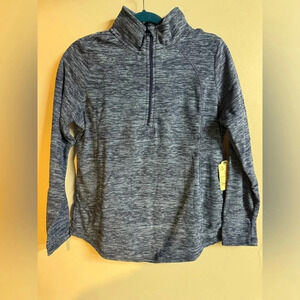 St.John's Bay women’s Classic 1/4 Zip Sweatshirt Women's Size M Navy warm winter